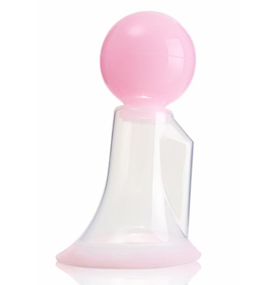 比酷熊PP包膠簡易吸奶器