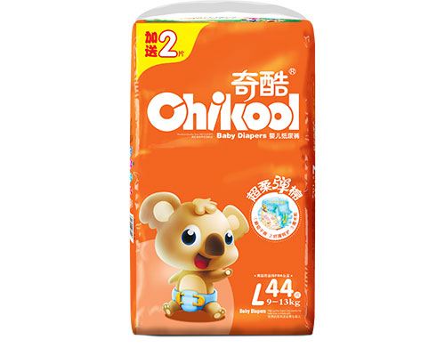 奇酷熊超柔彈棉紙尿褲L44片