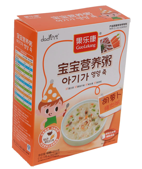 果樂康胡蘿卜豬肉營(yíng)養(yǎng)粥