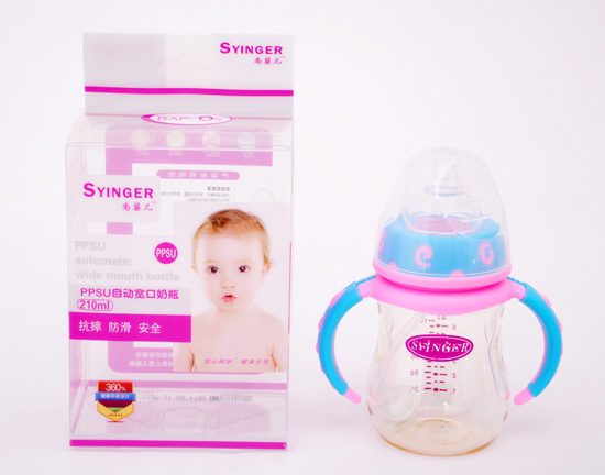 ��yingePPSU�Ԅӌ�����ƿ210ML�۵��{�w