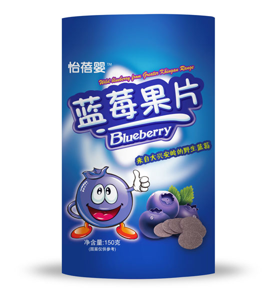 怡蓓嬰藍(lán)莓果片瓶裝