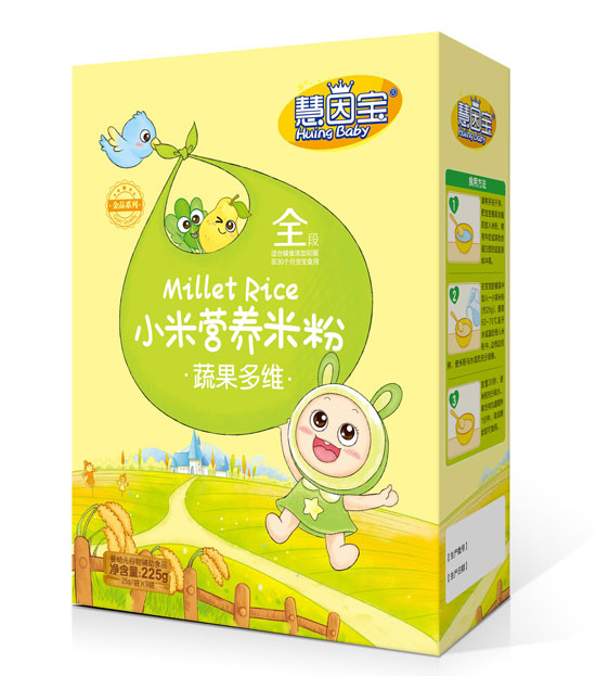 慧因寶蔬果多維盒裝小米營養(yǎng)米粉