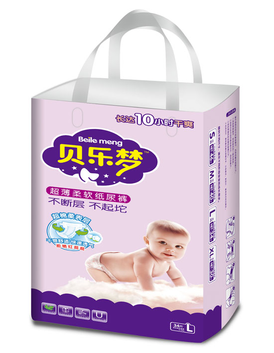 貝樂夢超薄柔軟紙尿褲L碼
