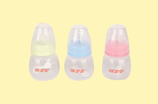 旺寶寶標(biāo)口徑弧形PP奶瓶三個