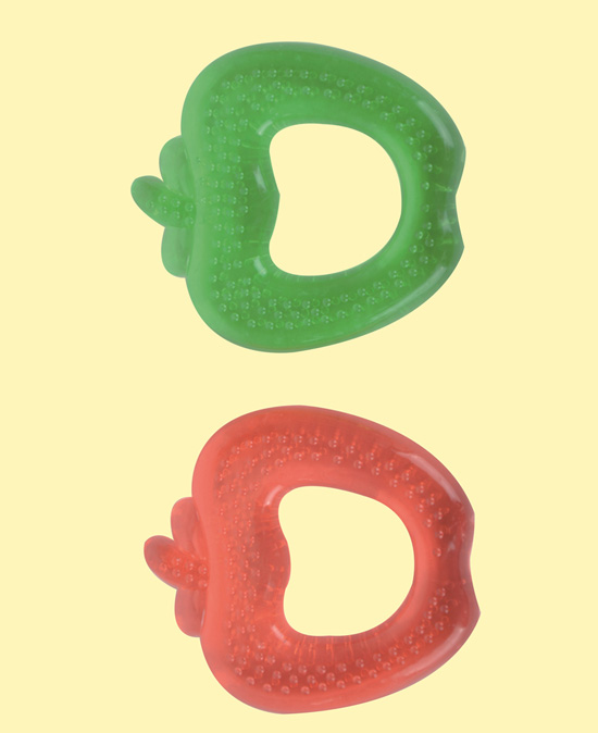 旺寶寶蘋果型注水牙膠