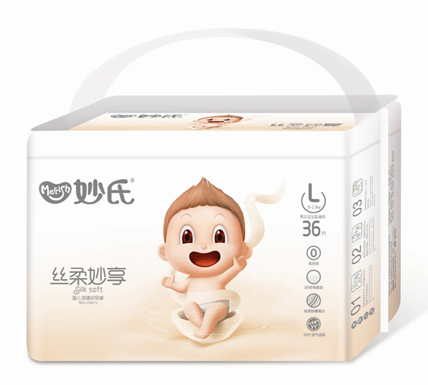 妙氏絲柔妙享紙尿褲中包L