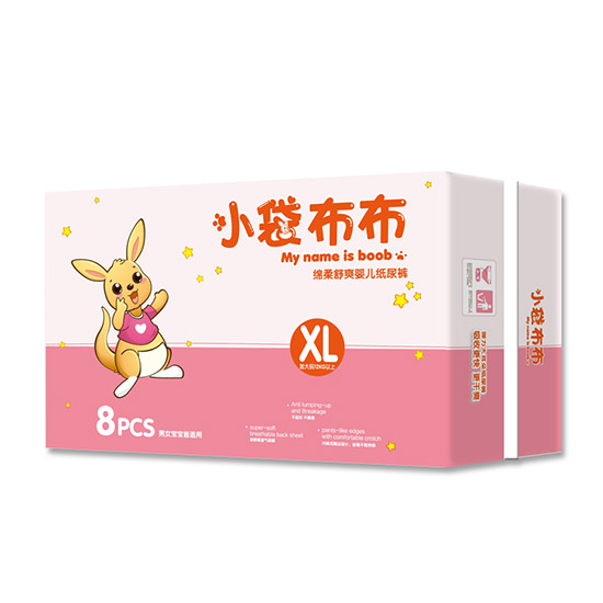 小袋布布綿柔舒爽yinge紙尿褲XL8片