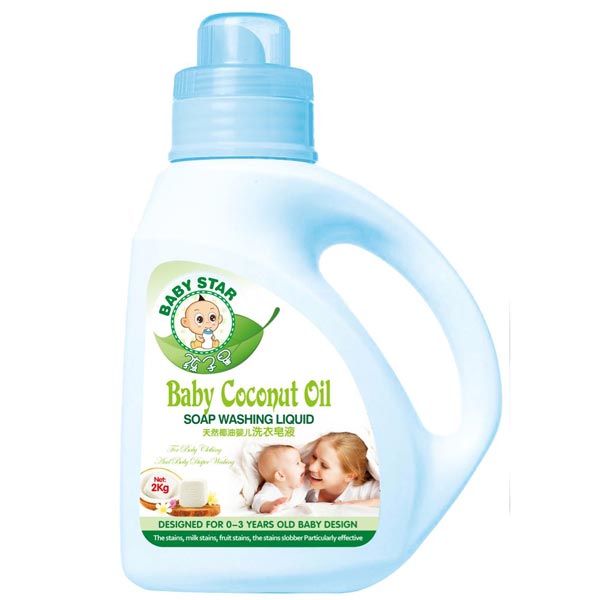 孩子星天然椰油嬰兒洗衣皂液
