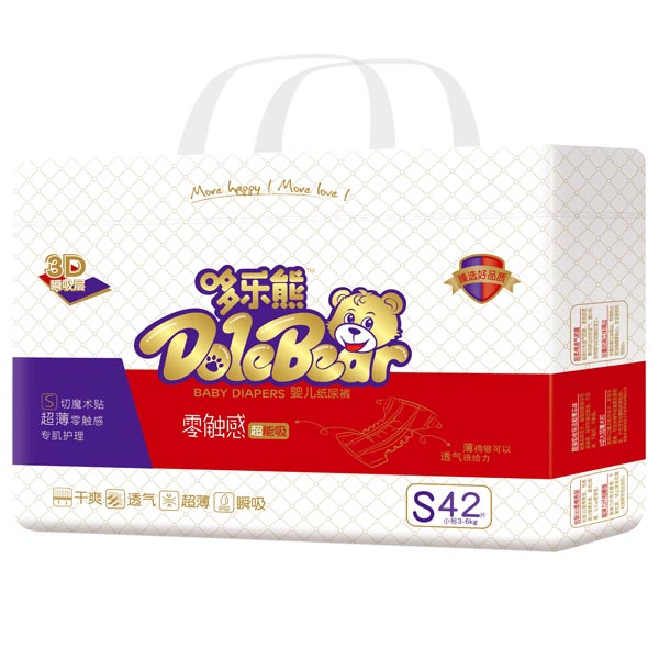 哆樂熊零觸感紙尿褲S42