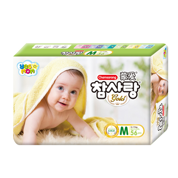蒙愛(ài)金裝中薄紙尿褲M56