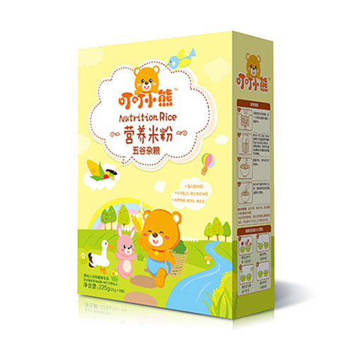 叮叮小熊營(yíng)養(yǎng)米粉盒裝-五谷雜糧