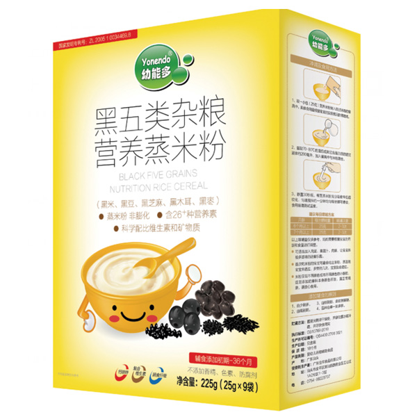 幼能多黑五類(lèi)蒸米粉