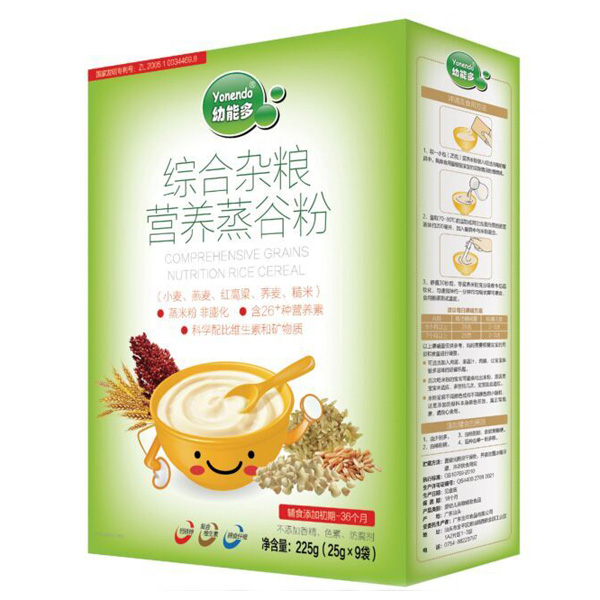 幼能多綜合雜糧蒸米粉