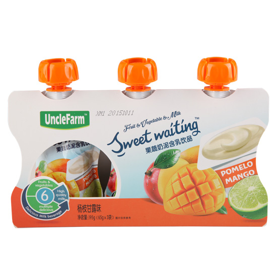 農(nóng)場大叔楊枝甘露味果泥盒裝