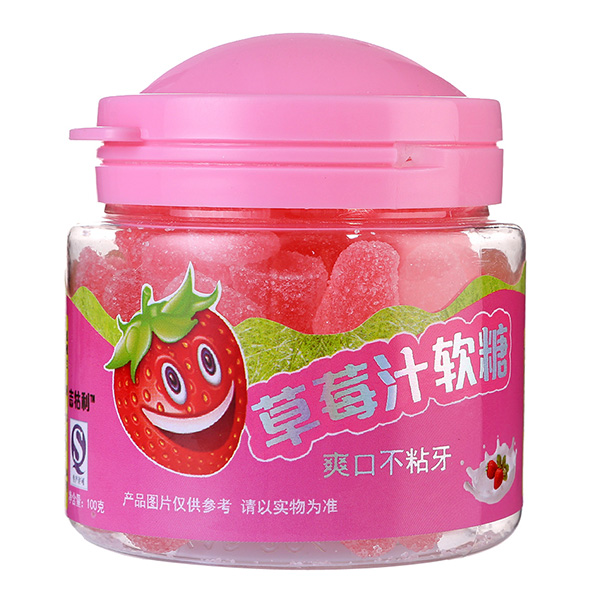 吉牯利草莓汁軟糖