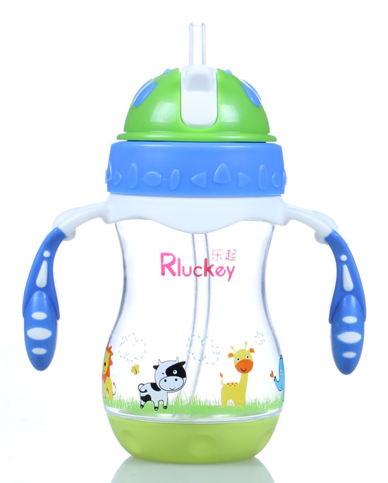 樂(lè)起PP帶吸管水壺240ml