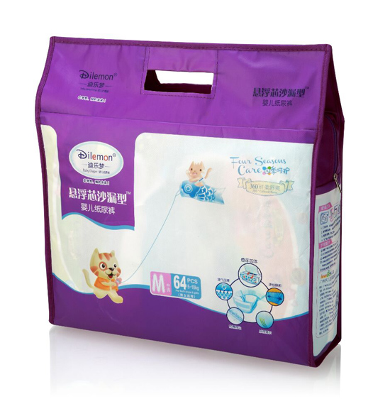 迪樂夢懸浮芯大環(huán)腰紙尿褲M碼64片