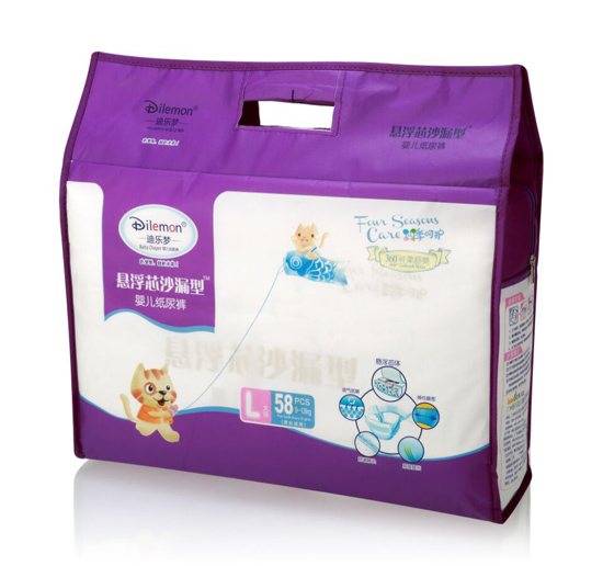 迪樂夢(mèng)懸浮芯大環(huán)腰紙尿褲L碼58片