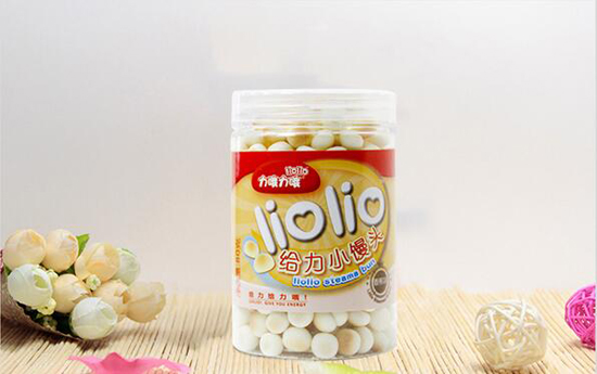 力哦力哦香蕉味給力小饅頭