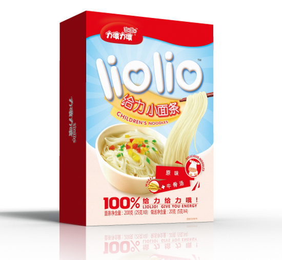 力哦力哦給力小面條原味 豎盒