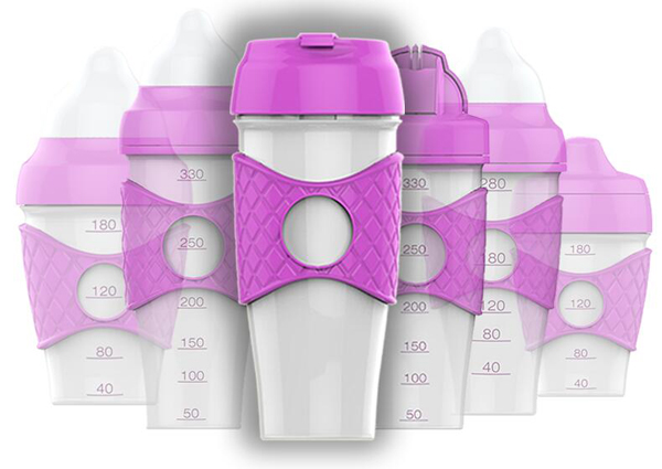 綠糖生活紫色水晶杯子330ml