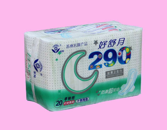 好舒月新品290MM絲薄護翼衛(wèi)生巾