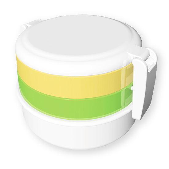 玉米田健康三層便當(dāng)盒