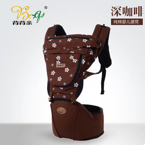 背背親多功能寶寶坐凳深咖啡