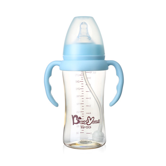 貝悠米PPSU奶瓶270ml藍色