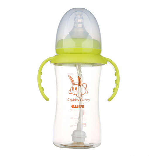 �����PPSU���ڏ����J���ԄӰ�����ƿ240ML��ɫ