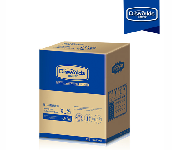 迪世樂園嬰兒輕奢紙尿褲XL 20片整箱