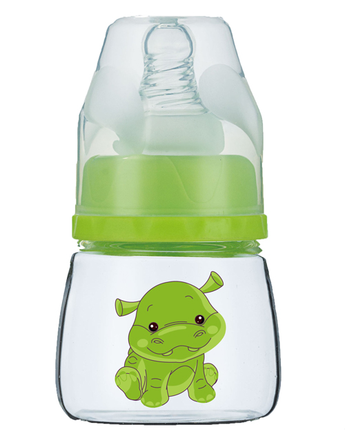 紐優(yōu)60ml標(biāo)口玻璃奶瓶