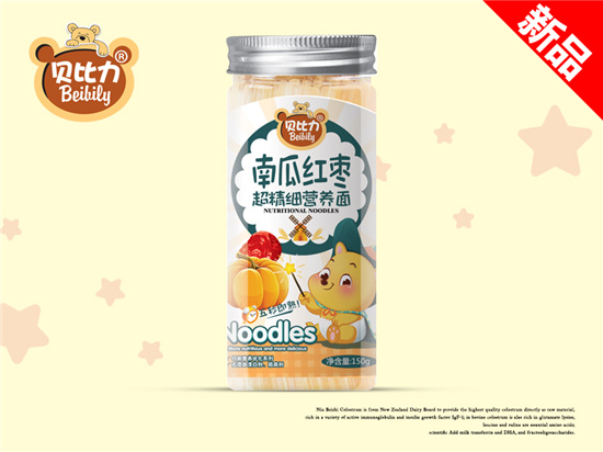 貝比力超精細(xì)營(yíng)養(yǎng)面南瓜紅棗配方