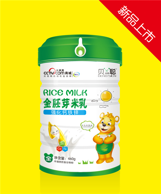 貝諾四聰金胚芽米乳強(qiáng)化鈣鐵鋅配方罐裝
