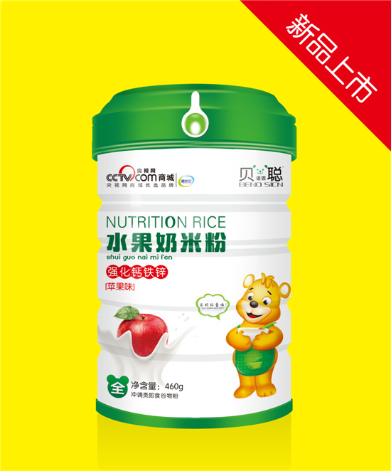 貝諾思聰強化鈣鐵鋅水果奶米粉