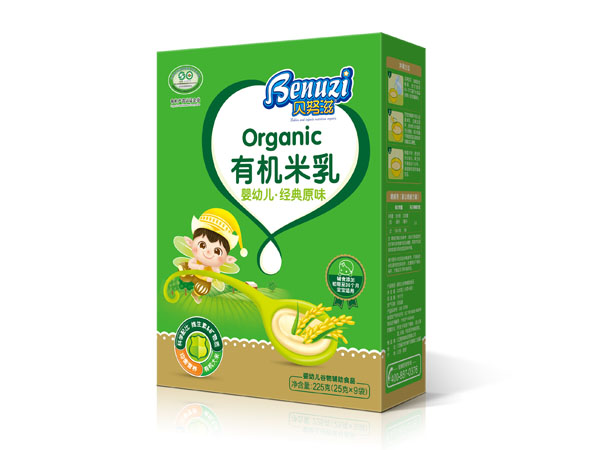 貝努滋嬰幼兒經典原味有機米乳