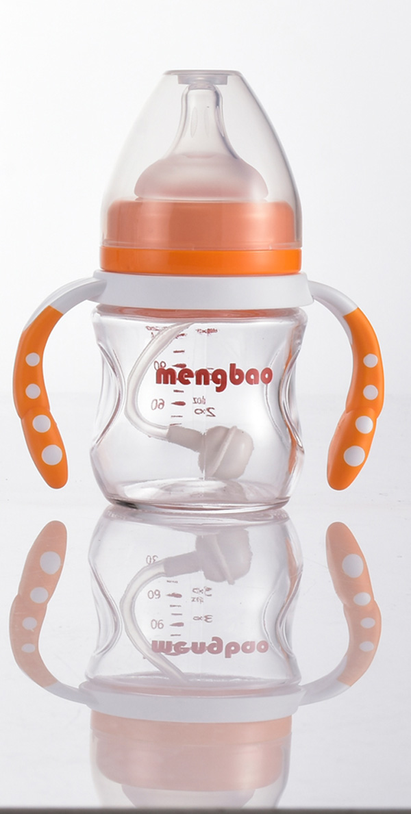 盟寶有吸管玻璃奶瓶橙色.jpg 盟寶有吸管玻璃奶瓶橙色.jpg