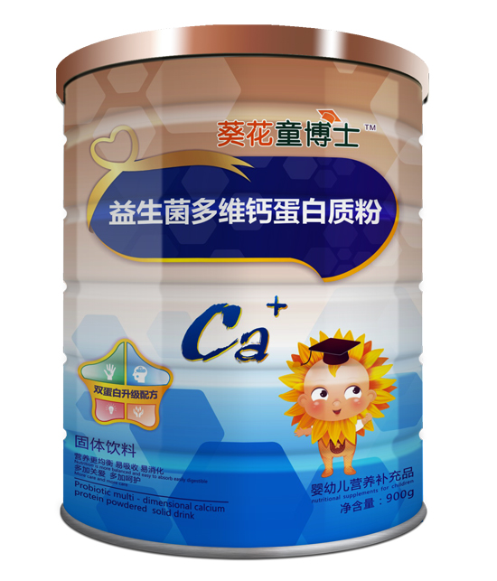 葵花童博士益生菌多維鈣蛋白質(zhì)粉