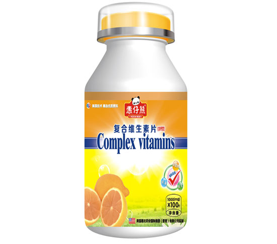 惠仔熊QS復合維生素100片(單瓶)