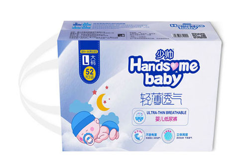 少帥輕薄透氣嬰兒紙尿褲L碼