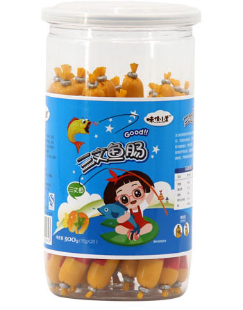 三文魚(yú)味魚(yú)腸桶裝