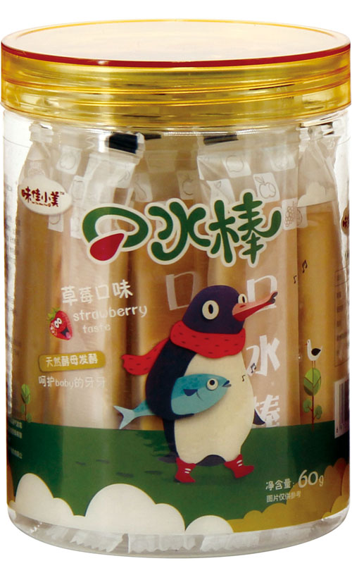 味佳小美草莓口味口水棒