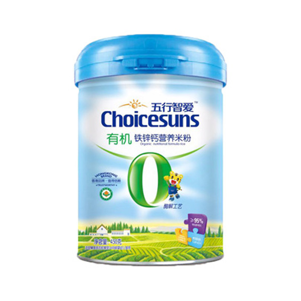 初臣氏五行智愛有機(jī) 鐵鋅鈣營養(yǎng)米粉