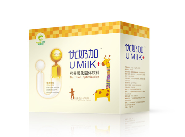 蘋(píng)果樹(shù)優(yōu)奶加營(yíng)養(yǎng)強(qiáng)化固體飲料