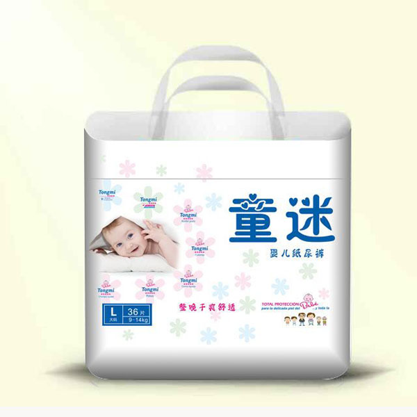 童迷嬰兒紙尿褲L碼小包(36片)