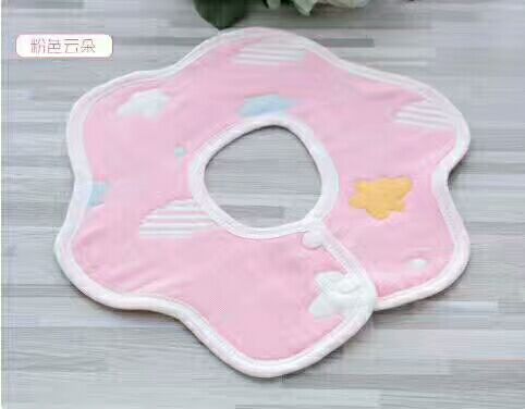 淘貝貓六層紗布花朵圍嘴-粉色云朵.jpg 淘貝貓六層紗布花朵圍嘴-粉色云朵.jpg