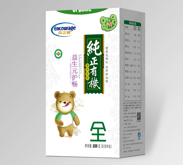 貝之翼益生元護暢純有機米粉-盒裝