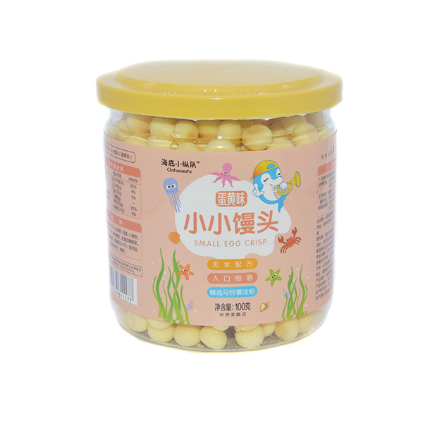 海底小縱隊(duì)小小饅頭蛋黃味包裝升級100g