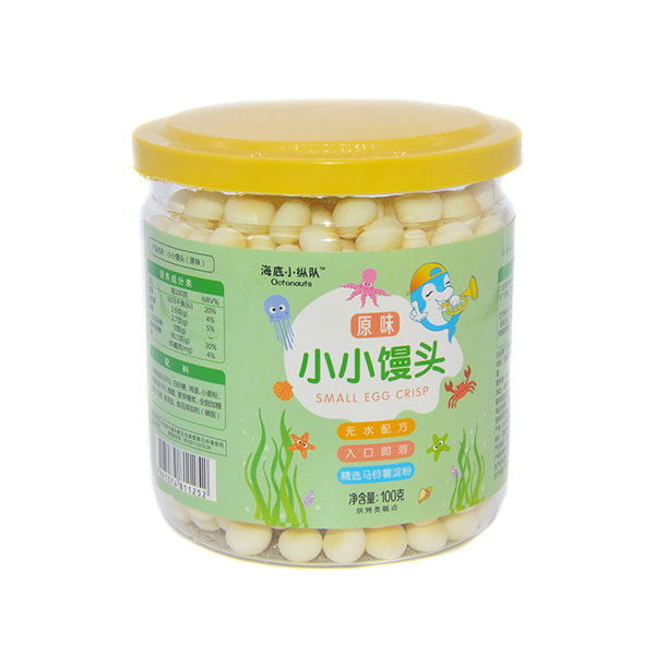 海底小縱隊(duì)小小饅頭原味包裝升級100g