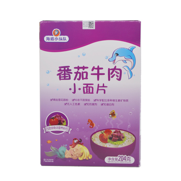 海底小縱隊(duì)番茄牛肉小面片